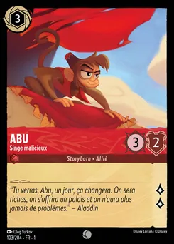 Abu - Singe malicieux 103/204 — The First Chapter