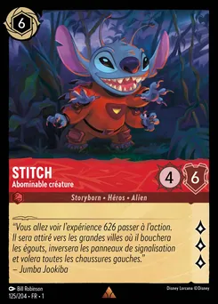 Stitch - Abominable créature 125/204 — The First Chapter
