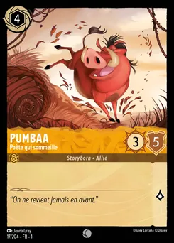 Pumbaa - Poète qui sommeille 17/204 — The First Chapter