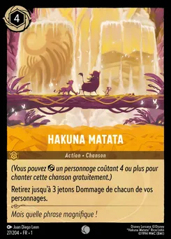 Hakuna Matata 27/204 — The First Chapter