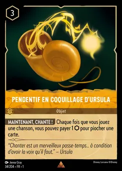 Pendentif en coquillage d'Ursula 34/204 — The First Chapter
