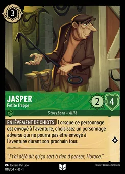 Jasper - Petite frappe 81/204 — The First Chapter