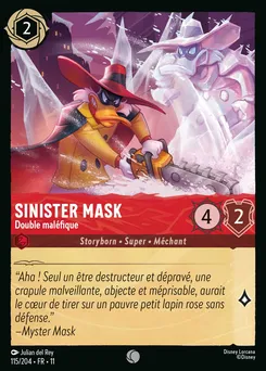 Sinister Mask - Double maléfique 115/204 — Winterspell
