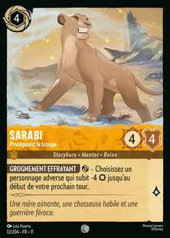 Sarabi - Protégeant la troupe 12/204 — Winterspell