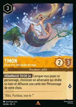 Timon - Glisse avec des boules de neige 16/204 — Winterspell
