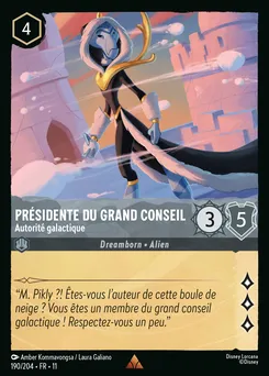 Présidente du Grand Conseil - Autorité galactique 190/204 — Winterspell