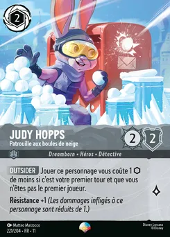 Judy Hopps - Patrouille aux boules de neige 221/204 — Winterspell