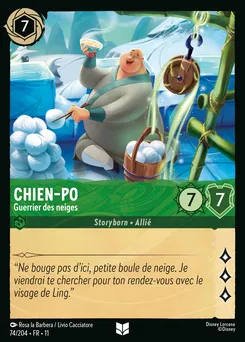 Chien-Po - Guerrier des neiges 74/204 — Winterspell