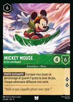 Mickey Mouse - As du snowboard 91/204 — Winterspell