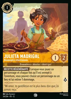 Julieta Madrigal - Boulangère attentionnée 24/204 — Wilds Unknown