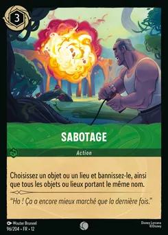 Sabotage 96/204 — Wilds Unknown
