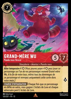 Grand-mère Wu - Panda roux féroce 120/207 — Attack of the Vine!