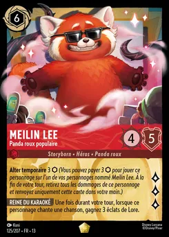 Meilin Lee - Panda roux populaire 125/207 — Attack of the Vine!