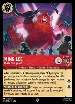 Ming Lee - Panda roux géant 129/207 — Attack of the Vine!