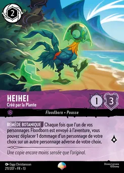 Heihei - Créé par la Plante 211/207 — Attack of the Vine!