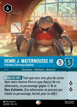 Henri J. Waternousse III - Président-Directeur Général 220/207 — Attack of the Vine!