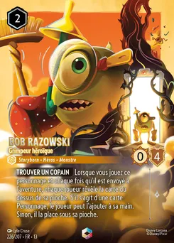 Bob Razowski - Grimpeur héroïque 226/207 — Attack of the Vine!