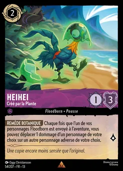 Heihei - Créé par la Plante 54/207 — Attack of the Vine!