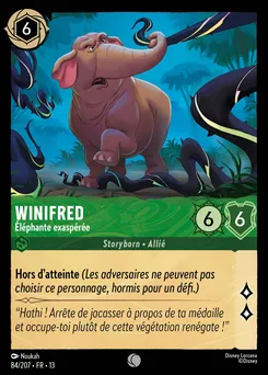 Winifred - Éléphante exaspérée 84/207 — Attack of the Vine!