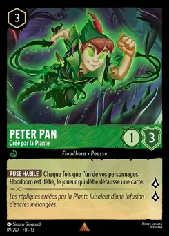 Peter Pan - Créé par la Plante 89/207 — Attack of the Vine!