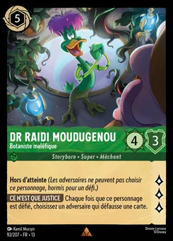 Dr Raidi Moudugenou - Botaniste maléfique 92/207 — Attack of the Vine!