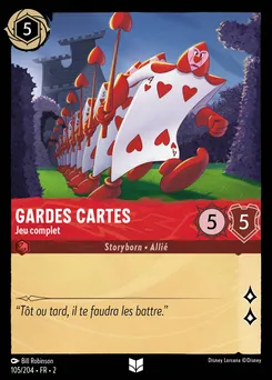 Gardes cartes - Jeu complet 105/204 — Rise of the Floodborn