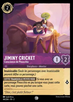 Jiminy Cricket - Conscience de Pinocchio 44/204 — Rise of the Floodborn