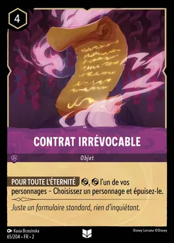 Contrat irrévocable 65/204 — Rise of the Floodborn