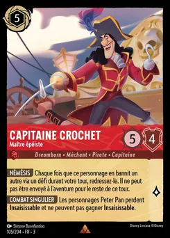 Capitaine Crochet - Maître épéiste 105/204 — Into the Inklands