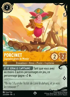 Porcinet - Capitaine pirate de Winnie 223/204 — Into the Inklands