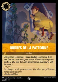 Ordres de la patronne 25/204 — Into the Inklands