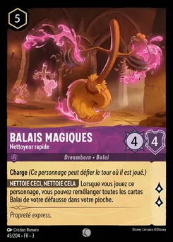 Balais magiques - Nettoyeur rapide 45/204 — Into the Inklands