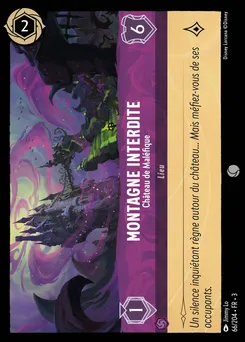 Montagne Interdite - Château de Maléfique 66/204 — Into the Inklands