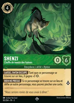 Shenzi - Cheffe de meute des hyènes 85/204 — Into the Inklands