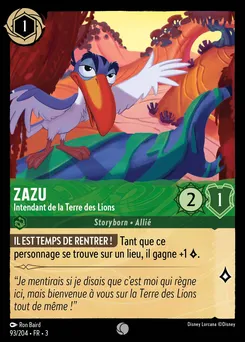 Zazu - Intendant de la Terre des Lions 93/204 — Into the Inklands