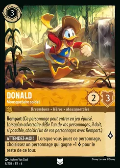 Donald - Mousquetaire soldat 8/204 — Ursula's Return