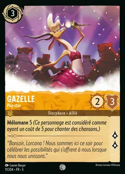 Gazelle - Pop star 11/204 — Shimmering Skies