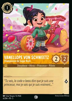 Vanellope von Schweetz - Championne de Sugar Rush 6/204 — Shimmering Skies