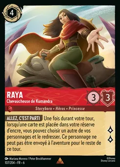 Raya - Chevaucheuse de Kumandra 107/204 — Azurite Sea