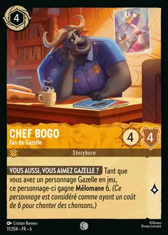 Chef Bogo - Fan de Gazelle 11/204 — Azurite Sea