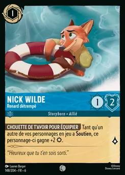 Nick Wilde - Renard détrempé 148/204 — Azurite Sea
