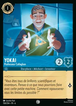 Yokai - Professeur Callaghan 158/204 — Azurite Sea