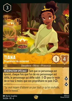Tiana - Propriétaire de restaurant 16/204 — Azurite Sea