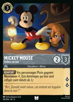 Mickey Mouse - Veilleur de nuit 187/204 — Azurite Sea
