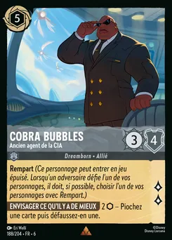 Cobra Bubbles - Ancien agent de la CIA 188/204 — Azurite Sea
