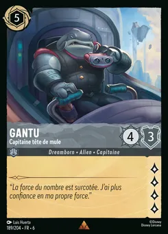 Gantu - Capitaine tête de mule 189/204 — Azurite Sea