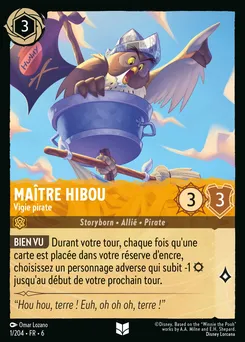 Maître Hibou - Vigie pirate 1/204 — Azurite Sea
