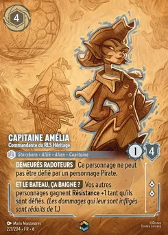 Capitaine Amélia - Commandante du RLS Héritage 221/204 — Azurite Sea