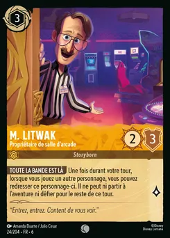 M. Litwak - Propriétaire de salle d'arcade 24/204 — Azurite Sea