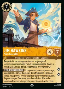 Jim Hawkins - Pirate honorable 25/204 — Azurite Sea